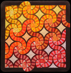 Tangerine, Marigold, Coral. Flame