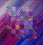 Lavender, Heliotrope, Hyacinth, Iris Quilt